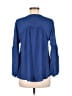 Rod's 100% Polyester Blue Long Sleeve Blouse Size M - photo 2
