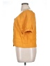 Everlane 100% Linen Orange Short Sleeve Blouse Size 14 - photo 5