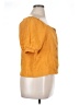Everlane 100% Linen Orange Short Sleeve Blouse Size 14 - photo 4