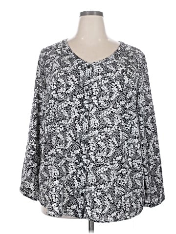 Cj Banks 3/4 Sleeve Blouse (view 1)