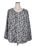 Cj Banks Gray 3/4 Sleeve Blouse Size 2X - photo 1