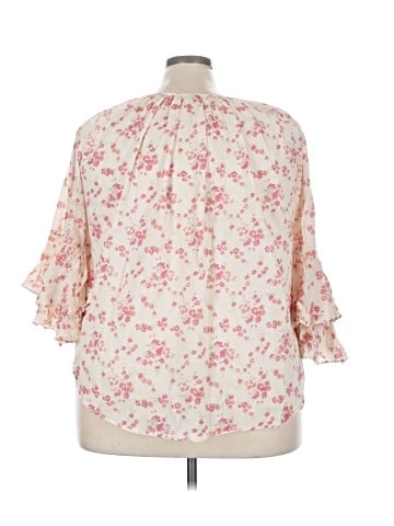 Chaps 3/4 Sleeve Blouse (view 2)