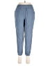 Be Cool 100% Rayon Solid Blue Casual Pants Size M - photo 2