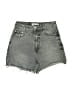 Zara Gray Denim Shorts Size 2 - photo 1
