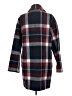 Tahari Plaid Red Coat Size M - photo 2