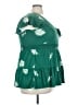 Torrid Green Short Sleeve Blouse Size 2X Plus (2) - photo 4