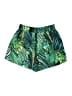 Q2 100% Polyester Tropical Green Shorts Size L - photo 2