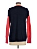 Elorie 100% Cashmere Color Block Red Cashmere Pullover Sweater Size S - photo 2