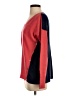 Elorie 100% Cashmere Color Block Red Cashmere Pullover Sweater Size S - photo 5