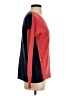 Elorie 100% Cashmere Color Block Red Cashmere Pullover Sweater Size S - photo 4