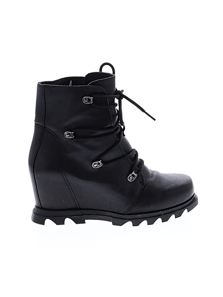 Pre-owned Sorel Ankle Boots In Black