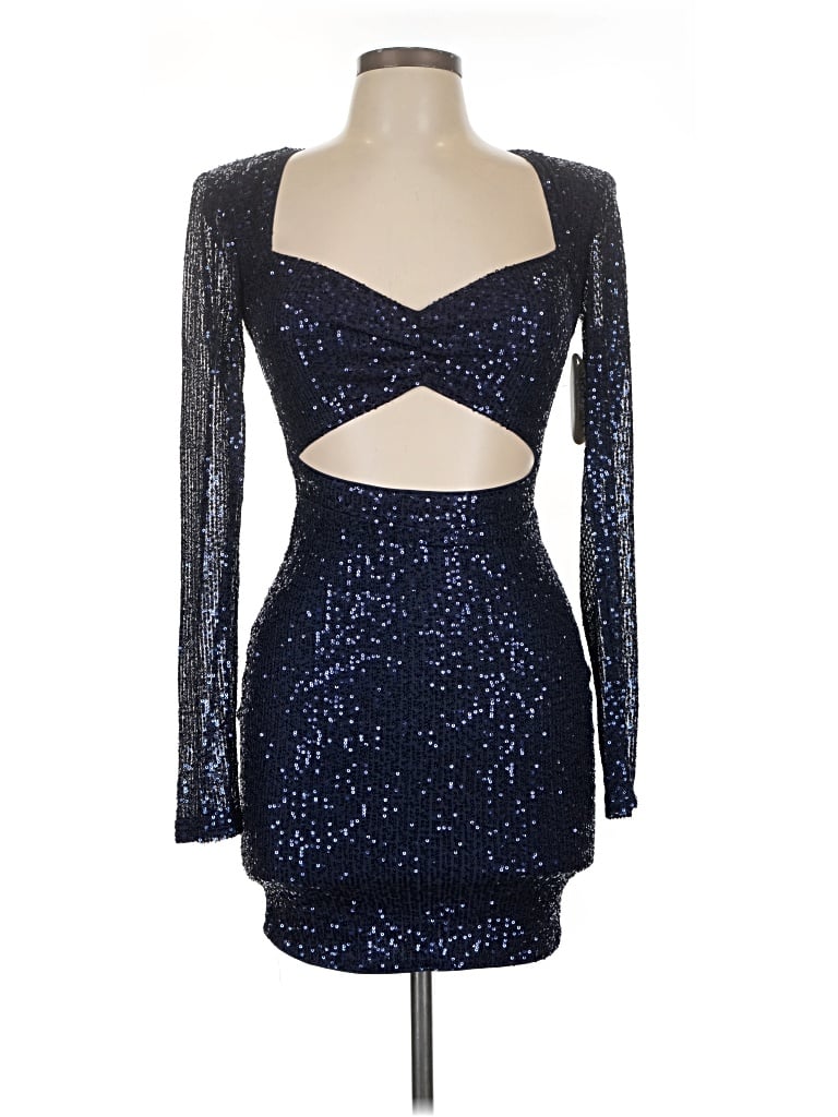 Pre-owned Privy Cocktail Dress In Blue
