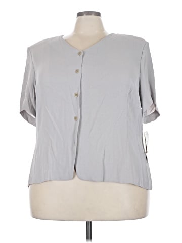 Jones New York Short Sleeve Blouse (view 1)