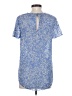 ASOS 100% Polyester Blue Short Sleeve Blouse Size 4 - photo 2