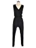 Peach Solid Black Jumpsuit Size S - photo 1