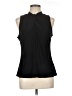 Halogen Black Sleeveless Blouse Size L - photo 1