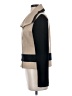 Barneys New York Color Block Tan Jacket Size 4 - photo 5