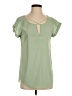Express Outlet Green Short Sleeve Blouse Size S - photo 1