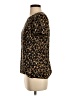 Ann Taylor Animal Print Gold Short Sleeve Top Size 4 - photo 5
