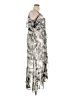 Sangria 100% Polyester Print Silver Casual Dress Size 14 - photo 4