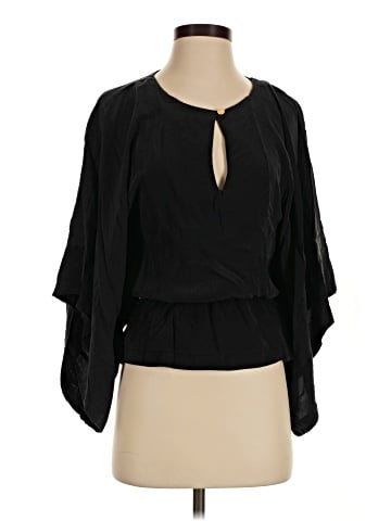 Karina Grimaldi 3/4 Sleeve Silk Top (view 1)