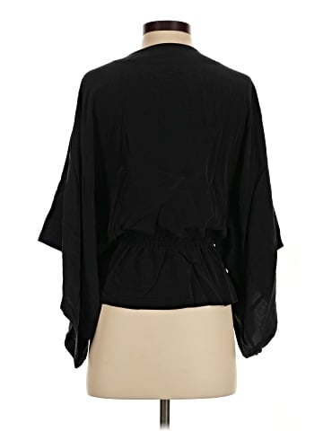 Karina Grimaldi 3/4 Sleeve Silk Top (view 2)