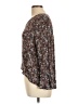 Everleigh 100% Rayon Brown Long Sleeve Blouse Size L - photo 5