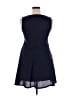 Kling 100% Polyester Graphic Blue Casual Dress Size XL - photo 2