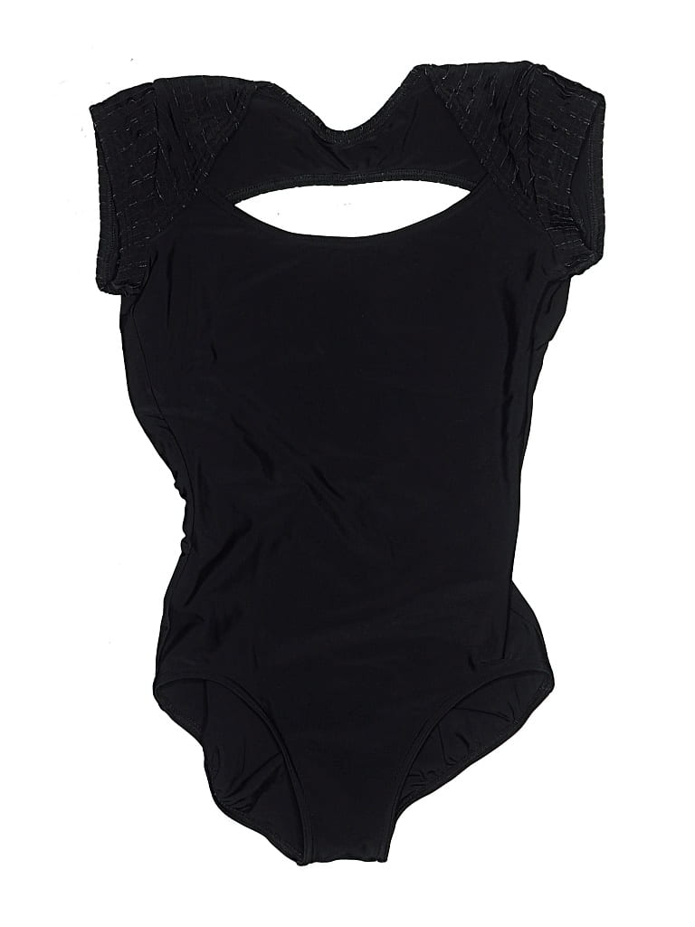 Pre-owned Capezio One Piece Swimsuit In Black