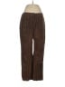 Wilsons Leather 100% Leather Stripes Brown Leather Pants Size 8 - photo 1