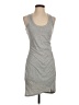 Bobi Solid Gray Casual Dress Size S - photo 1