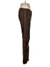 Wilsons Leather 100% Leather Stripes Brown Leather Pants Size 8 - photo 4