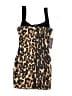 City Triangles 100% Polyester Animal Print Black Cocktail Dress Size XXS - photo 1