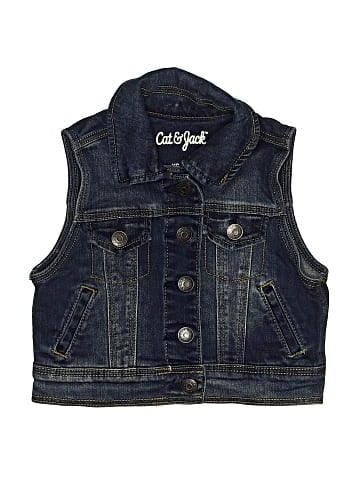 Cat & Jack Denim Vest (view 1)