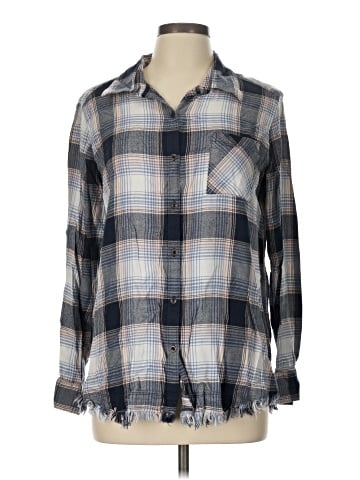 Natural Reflections Long Sleeve Button-Down Shirt (view 1)