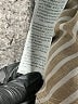 Shein Stripes Gold Casual Pants Size XL - photo 8