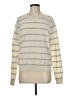 Vince. Stripes Ivory Wool Pullover Sweater Size M - photo 1