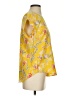 Fun2Fun 100% Polyester Floral Yellow Short Sleeve T-Shirt Size S - photo 4
