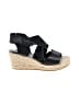 Eileen Fisher Black Wedges Size 8 1/2 - photo 1