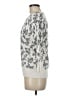 Lands' End 100% Supima Cotton Floral Silver Pullover Sweater Size M (tall) - photo 5