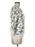 Lands' End 100% Supima Cotton Floral Silver Pullover Sweater Size M (tall) - photo 4