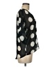 Stile Benetton 100% Polyester Polka Dots Black 3/4 Sleeve Blouse Size M - photo 4