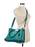 Cole Haan 100% Leather Solid Teal Leather Satchel One size - photo 2