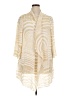 Travelers by Chico's 100% Polyester Ivory Kimono Size XL (3) - photo 1