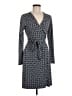 Ann Taylor Print Blue Casual Dress Size 6 - photo 1