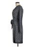 Ann Taylor Print Blue Casual Dress Size 6 - photo 5