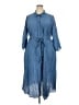 Torrid Blue Casual Dress Size 2X Plus (2) - photo 1