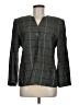 Kasper A.S.L. 100% Rayon Argyle Gray Blazer Size 8 Petite - photo 1