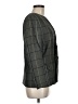Kasper A.S.L. 100% Rayon Argyle Gray Blazer Size 8 Petite - photo 4