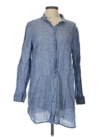 Garnet Hill Long Sleeve Button-Down Shirt (view 1)